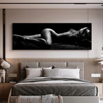 affiche photo noir et blanc femme sexy