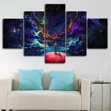 tableau espace infini coloré