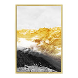 tableau colline en or