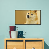 tableau photo shiba marrant