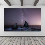 tableau grande nébuleuse bleu