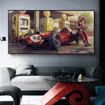 tableau formule 1 peinture