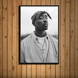 tableau Tupac Shakur bandeau rouge