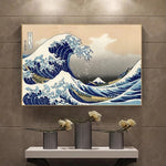 tableau peinture moderne vague