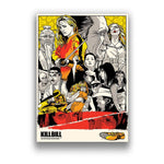 Affiche film kill bill abstrait