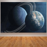 Tableau Terre et saturne