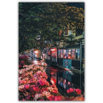 Affiche Tokyo et fleurs