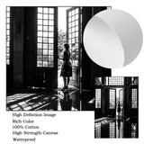 tableau noir et blanc ville