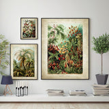 tableau abstrait de la jungle
