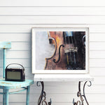 tableau retro violon