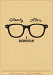 Tableau retro lunette woody allen