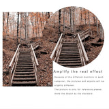 tableau escalier dans la montagne