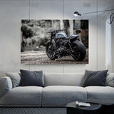 Cool Custom Heavy Bike Modified Motorcycle Canvas Painting 
