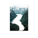 tableau montagne scandinave