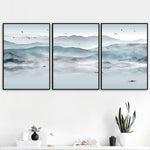 tableau sommet et nuages