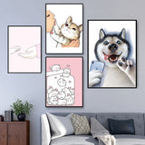 tableau husky et Iphone