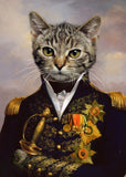 tableau chat empereur