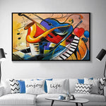 tableau peinture instrument