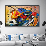 tableau peinture instrument