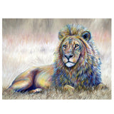 poster lion 1 pièce Taches de peinture