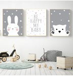 tableau lapin pour enfant