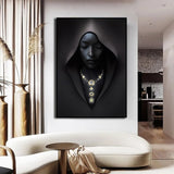 tableau africaine capuche