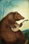 Tableaux ours musicien