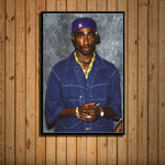 tableau Tupac Shakur sur fond noir