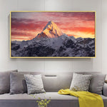 tableau sommet de l’Everest