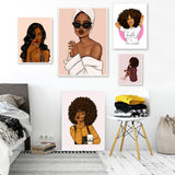affiche africaine femme noire