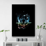 tableau lanterne bouddha