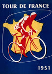 Affiche vintage tour de France 1951