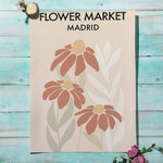 Tableau fleurs vintage Madrid