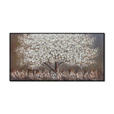 tableau peinture arbre en or