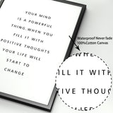 tableau dessin tigre et feuilles