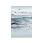 tableau sommet et nuages
