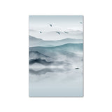 tableau sommet et nuages