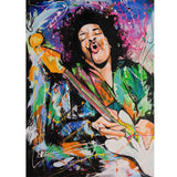 tableau coloré chanteur