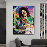 tableau coloré chanteur