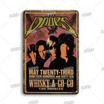 Retro Music Band Poster Metal Plaque Tin Sign Vintage Rock 