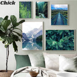 tableau route dans la jungle