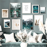 tableau montagne scandinave