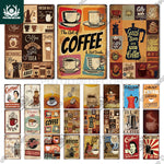 Coffee Metal Sign Vintage Tin Sign Plaque Metal Vintage Wall