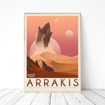 tableau affiche de arrakis