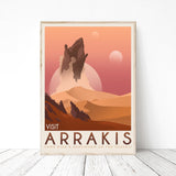 tableau affiche de arrakis