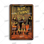 Retro Music Band Poster Metal Plaque Tin Sign Vintage Rock 