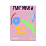 Tame Impala Abstract Color Print Quote Poster Music Song 