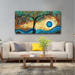 tableau peinture arbre style africain