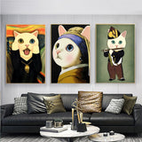 tableau peinture chat de Munch