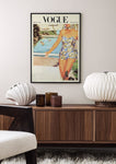 tableau vogue jupe violette